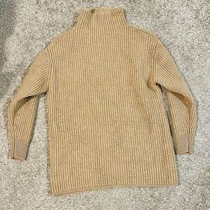 Aritzia Woollen Camel Turtle Neck